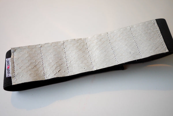 Bandolier - White Fish Leather from Iceland