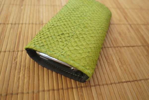 iPhone - Green Fish Leather
