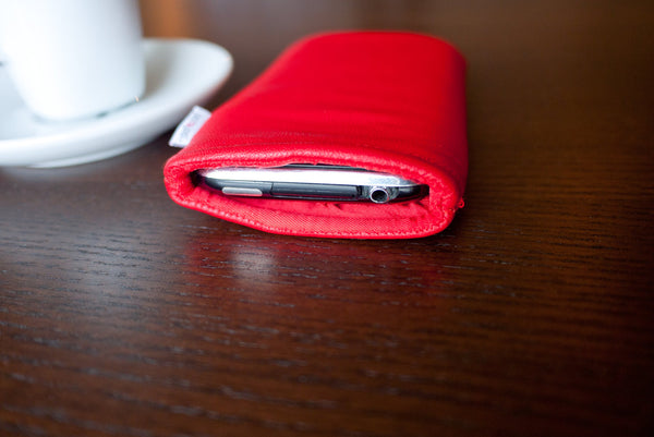 iPhone - Red Leather