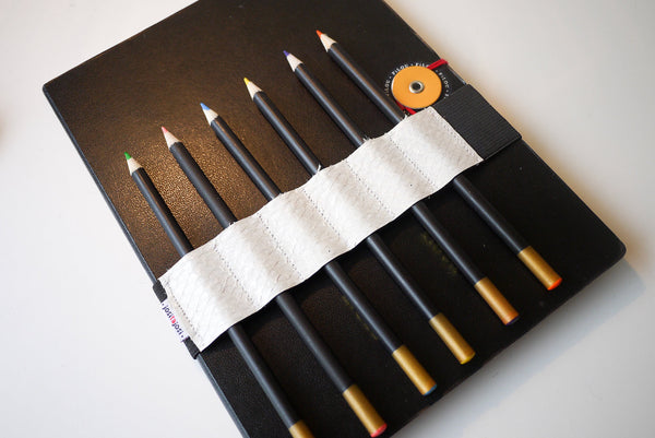 iPad Bandolier - White Fish Leather from Iceland