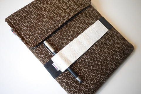 iPad Bandolier - White Fish Leather from Iceland