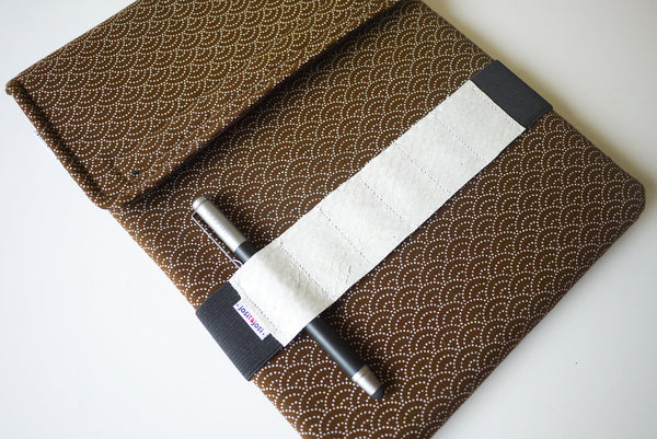 iPad Bandolier - White Fish Leather from Iceland
