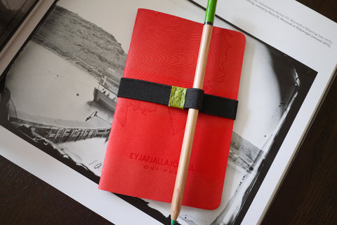 Small Bandolier - Green Fish Leather